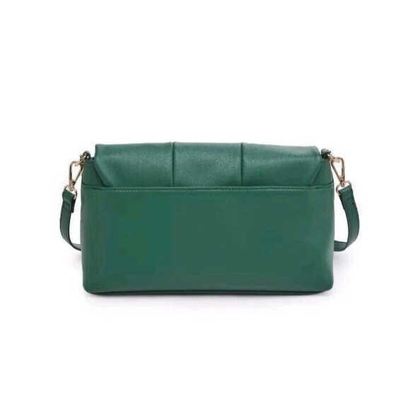 Urban expressions handbag crossbody Green Botton Up Sz Small Claudine Purse New - Picture 4 of 16